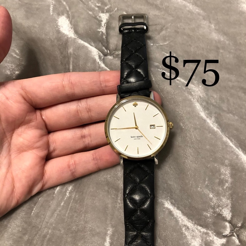 Kate Spade quilted band watch